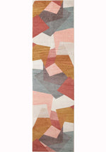 Load image into Gallery viewer, Multi Color Geometric Modern Design Turkish Area Rug
