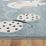 Load image into Gallery viewer, Cute Adorable Giraffe Kids Turkish Blue Rug
