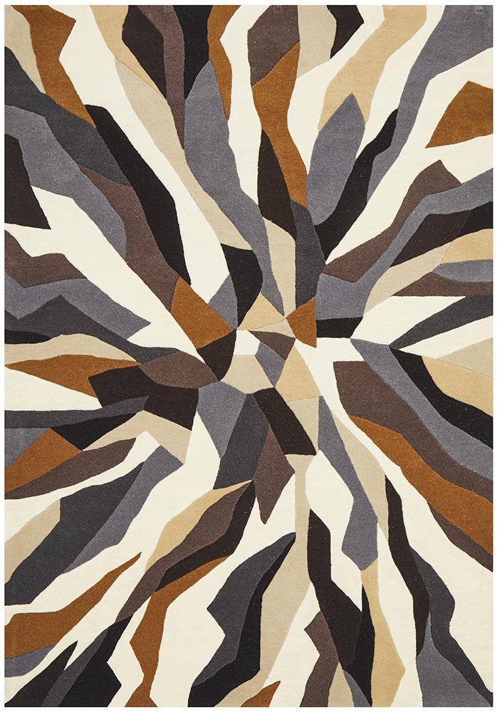 Genesis Modern Camouflage Wool Rug