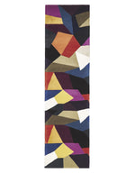 Load image into Gallery viewer, Genesis Modern Blue Rust Purple Wool Rug
