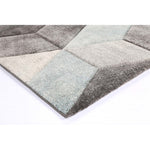 Load image into Gallery viewer, Modern Abstract Blue/Grey Turkish Area Rug - 200x290cm
