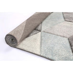 Load image into Gallery viewer, Modern Abstract Blue/Grey Turkish Area Rug - 200x290cm
