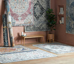 Load image into Gallery viewer, Pink Vintage Washed Out Traditional Turkish Rug - 200x290cm
