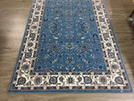 Load image into Gallery viewer, Floral Design Nain Traditional Persian Blue Rug
