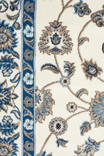 Load image into Gallery viewer, Premium Quality Nain Traditional White &amp; Blue Persian Rug
