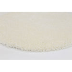 Load image into Gallery viewer, Stunning White Soft Round Shaggy Turkish Rug
